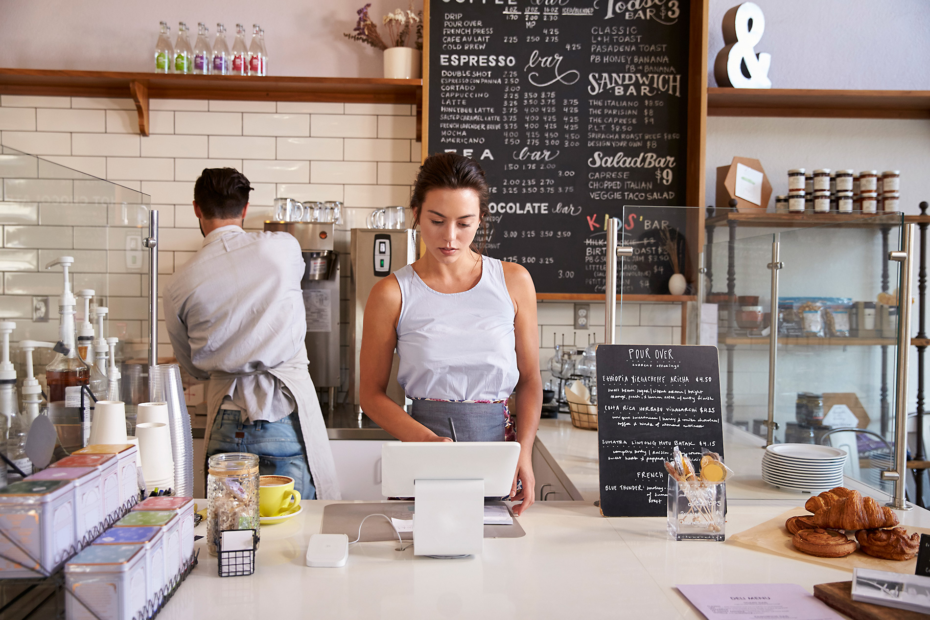 youth in coffee shop